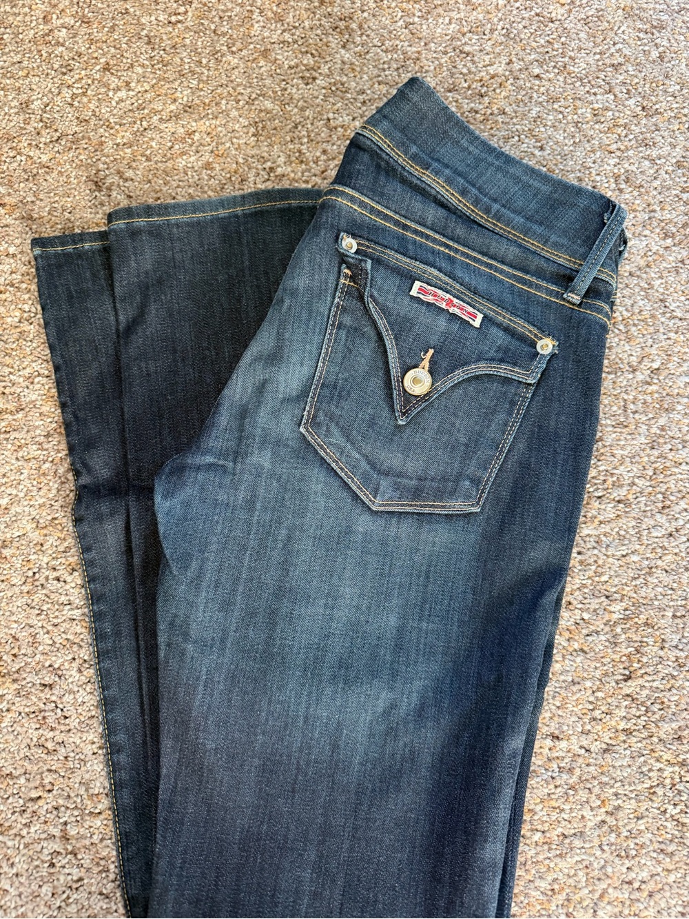Hudson Petite Beth Baby Bootcut Jeans size 27